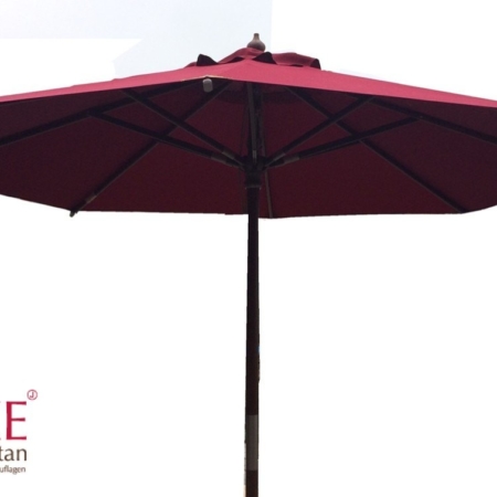 Sonnenschirm Durchmesser 3 Meter, Farbe Bordeaux