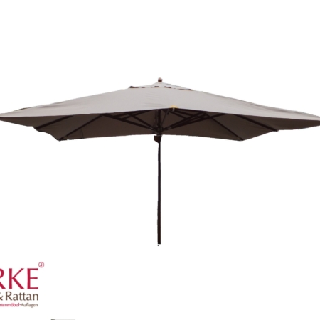 XXL Sonnenschirm, 3 x 4 m, Push-Up-System, Taupe