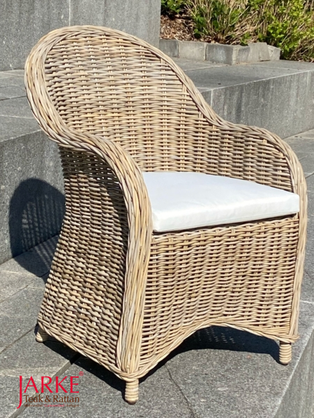 Komfortabler Rattan Sessel inkl. Kissen