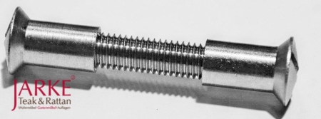 Edelstahl-Schraubenset D, Schlitz, V2A, Länge 6 cm