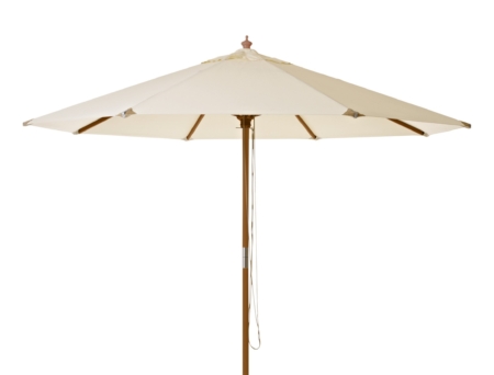 Runder Sonnenschirm 3 Meter, Natur