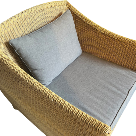 Outdoor Sessel + Fußhocker "Casablanca"