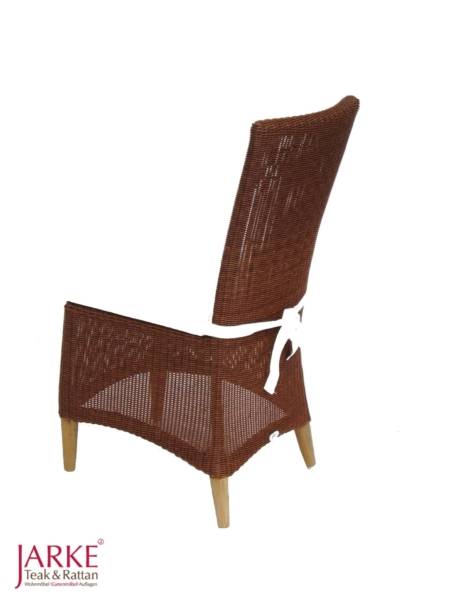 Stuhl "Avery", Red Pulut mit Teakbeinen – Bild 2