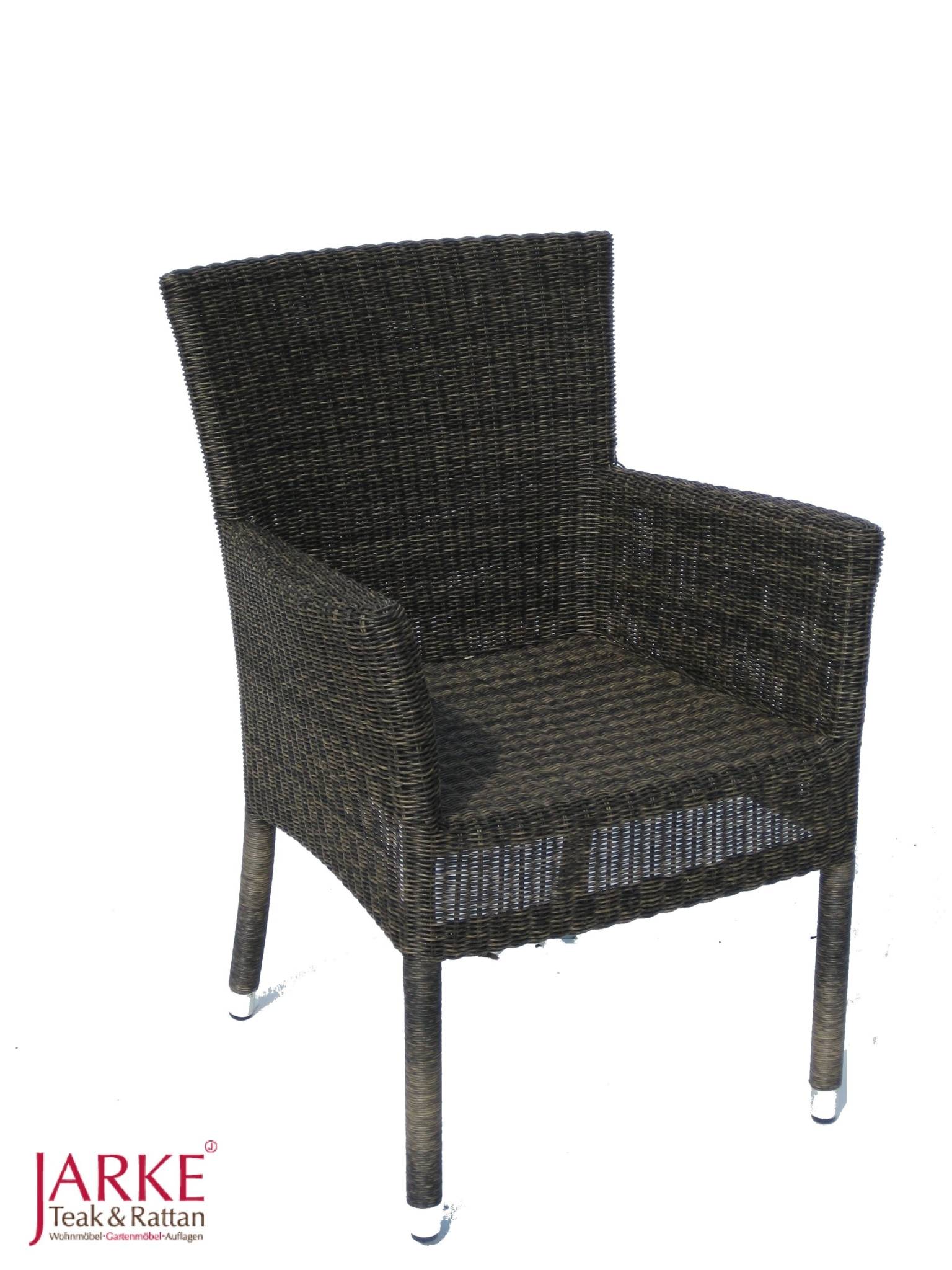 Outdoor Stuhl "Calista" aus wetterfestem Kunststoffgeflecht in div