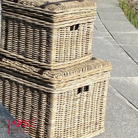 Quadratische Rattan Box "Liz" in 2 Größen
