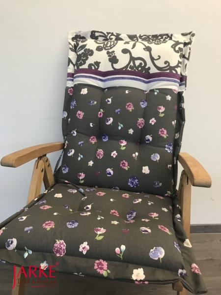 Hochlehner Auflage mit Blumenprint