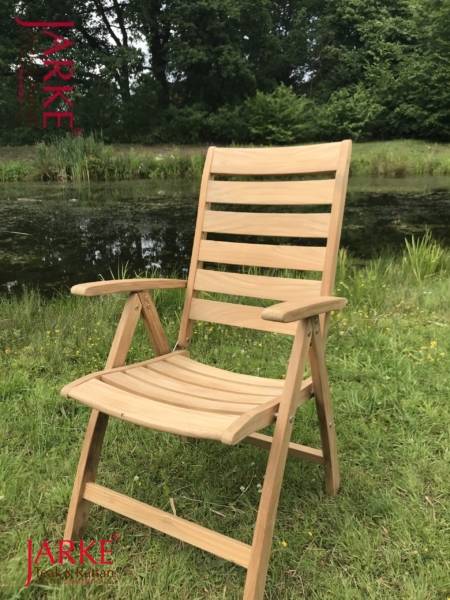 Teak Hochlehner mit Querlattung