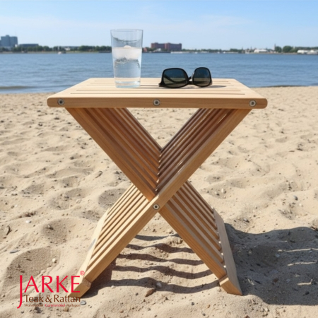 Teak Beistelltisch "Lotos" Premium/ Fishing-Table