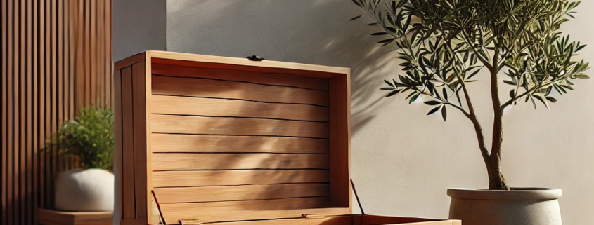 Teak Truhe