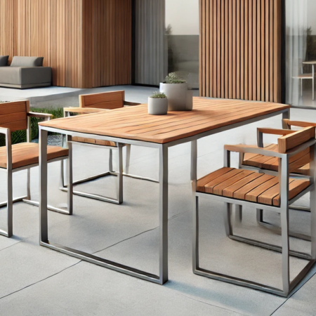 Teak & Edelstahl