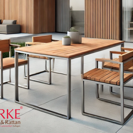 Teak & Edelstahl