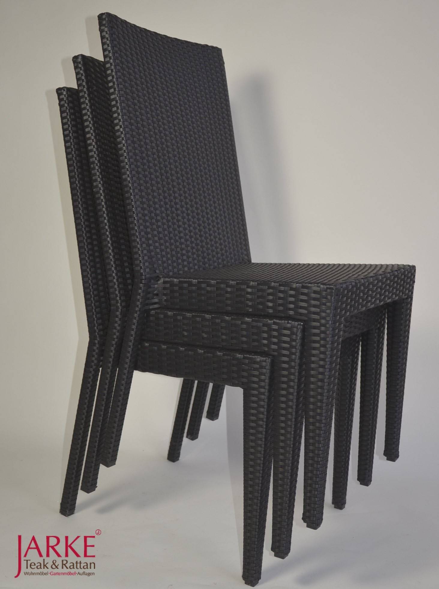 Stapelstuhl ohne Armlehnen aus wetterfester Kunststofffaser Ecolene bei