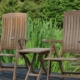 Teak Räder/ Set