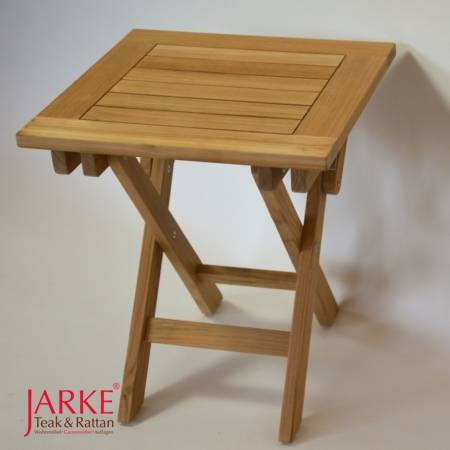 Teak Beistelltisch de Lux 45 x 45 cm