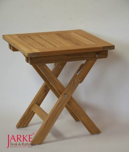 Teak Beistelltisch de Lux 45 x 45 cm