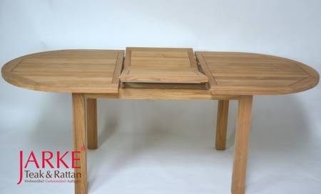 Premium Teak Ausziehtisch Kernholz