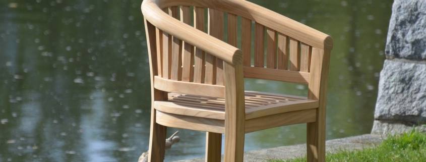 Teak Sessel "Halbmond"
