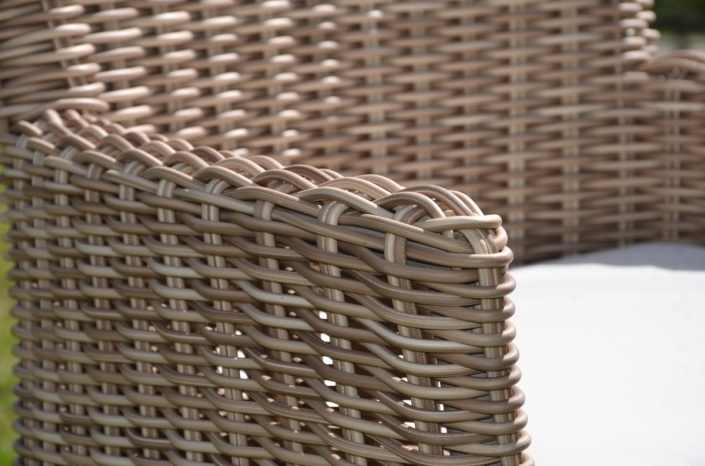 Outdoor Stuhl Alpine aus wetterfestem Kunststoffgeflecht, Farbe Summer Gras