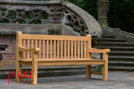 Englische Parkbank/ Teakbank "Sussex", extra massiv