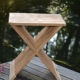 Teak Fishing Table Hocker