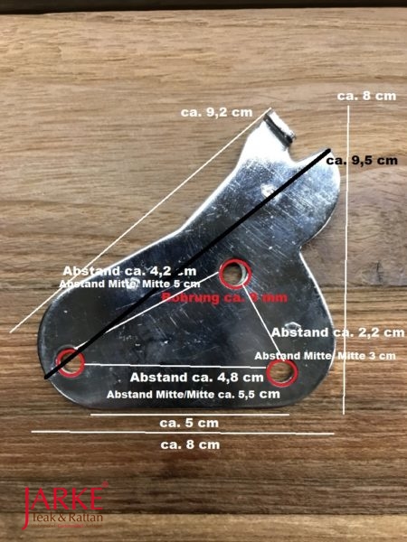 Hochlehner Dreiecksteil aus Edelstahl