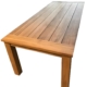 Teak Tisch Gigant, extra massiv, breite Lattung und Beine 10 x 10 cm