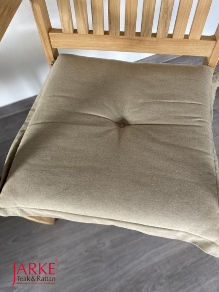 Sitzkissen 50 x 50 cm in der Farbe Sand-meliert