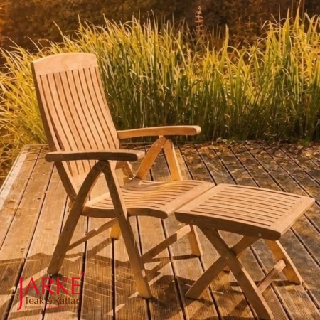 Teak Fußhocker