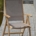 Teak Hochlehner in der Farbe Taupe