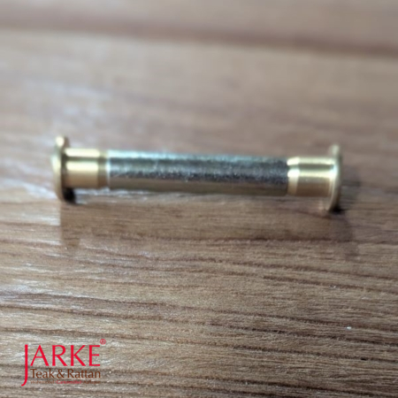Hülsenschraube Messing/Stahl ca. 59 mm