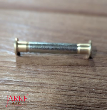 Hülsenschraube Messing/Stahl ca. 59 mm