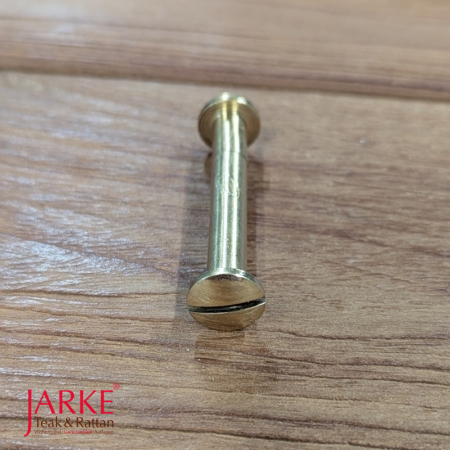 Hülsenschraube Messing ca. 65 mm