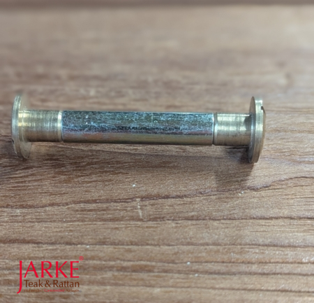 Hülsenschraube Messing/Stahl ca. 68 mm – Bild 3