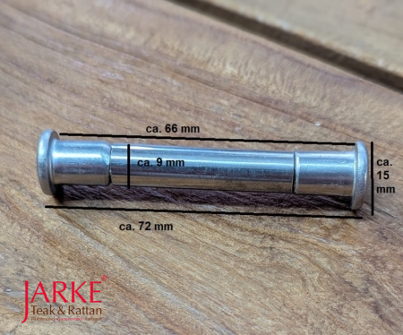 Hülsenschraube Edelstahl ca. 72 mm – Bild 2