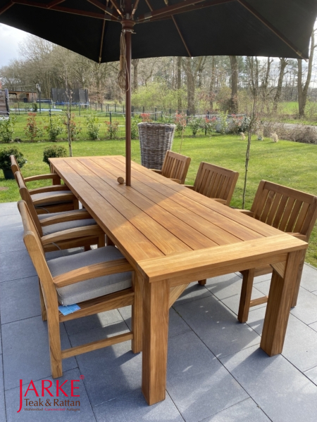 Teak Tisch Gigant 325 x 100 cm