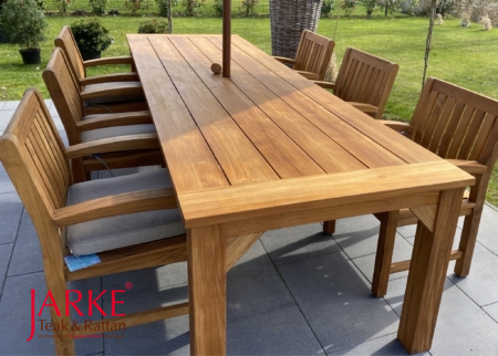 Teak Tisch Gigant 325 x 100 cm