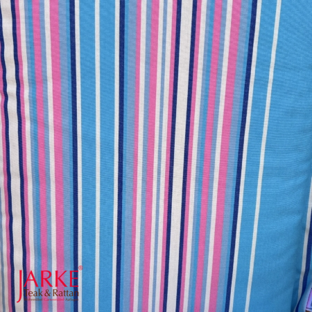 Klappstuhl Auflage mit Streifenmuster; pink, rosa, weiß, hellblau