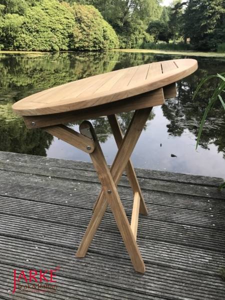 Teak Klapptisch rund 90 cm