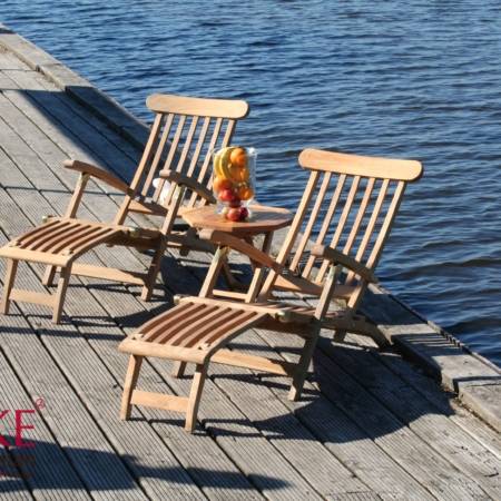 Teak Deckchairs & Adirondackchair