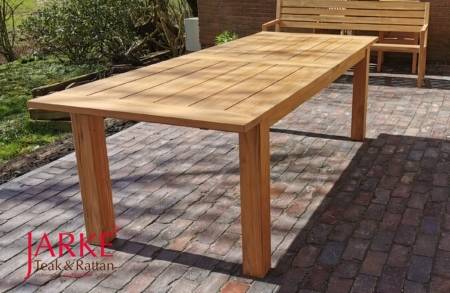 Teak Ausziehtisch 100 x 250/300 cm