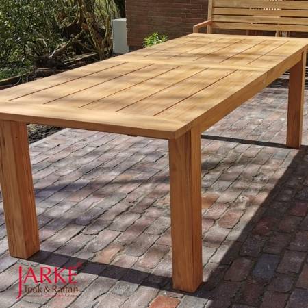 Teak Ausziehtisch 100 x 250/300 cm