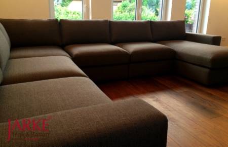 Sofa Eckgarnitur braun