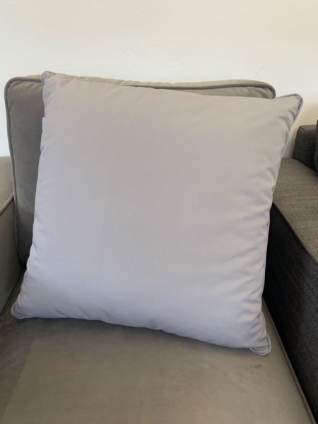 Zierkissen "Light Grey" 50 x 50 cm