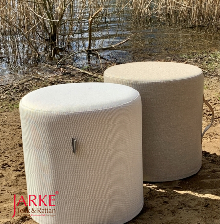 Outdoor Sitzhocker/ Pouf in 2 Farben