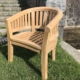 Teak Halbmond Sessel