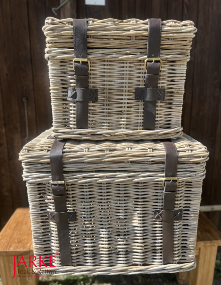 Quadratische Rattan Box in 2 Größen