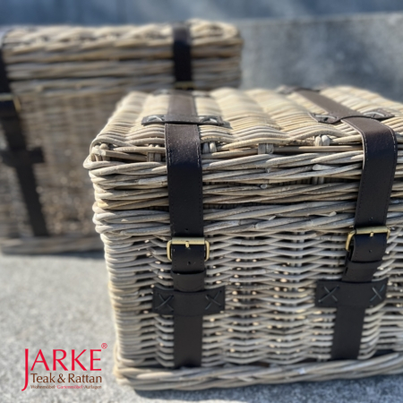 Quadratische Rattan Box "Liz" in 2 Größen