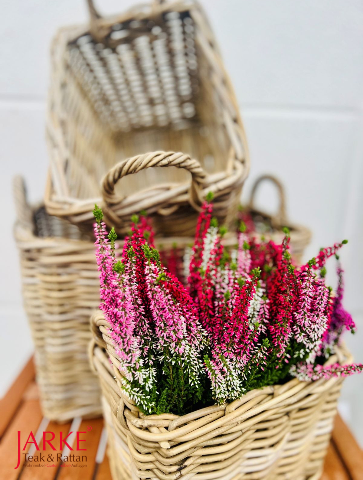 Rechteckige Rattankörbe in 5 Größen, vielfältig einsetzbar