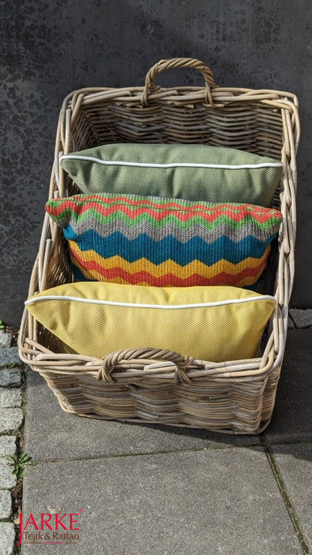 Outdoor Zierkissen Stripe, Olefin – Bild 3