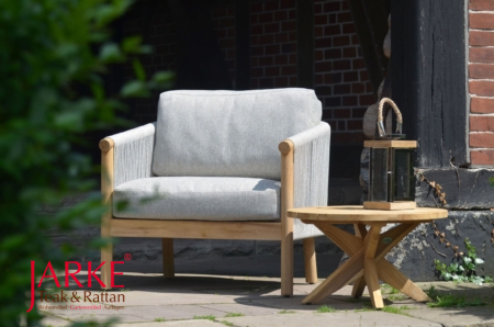 Outdoor Sessel Panama mit Rope-Geflecht